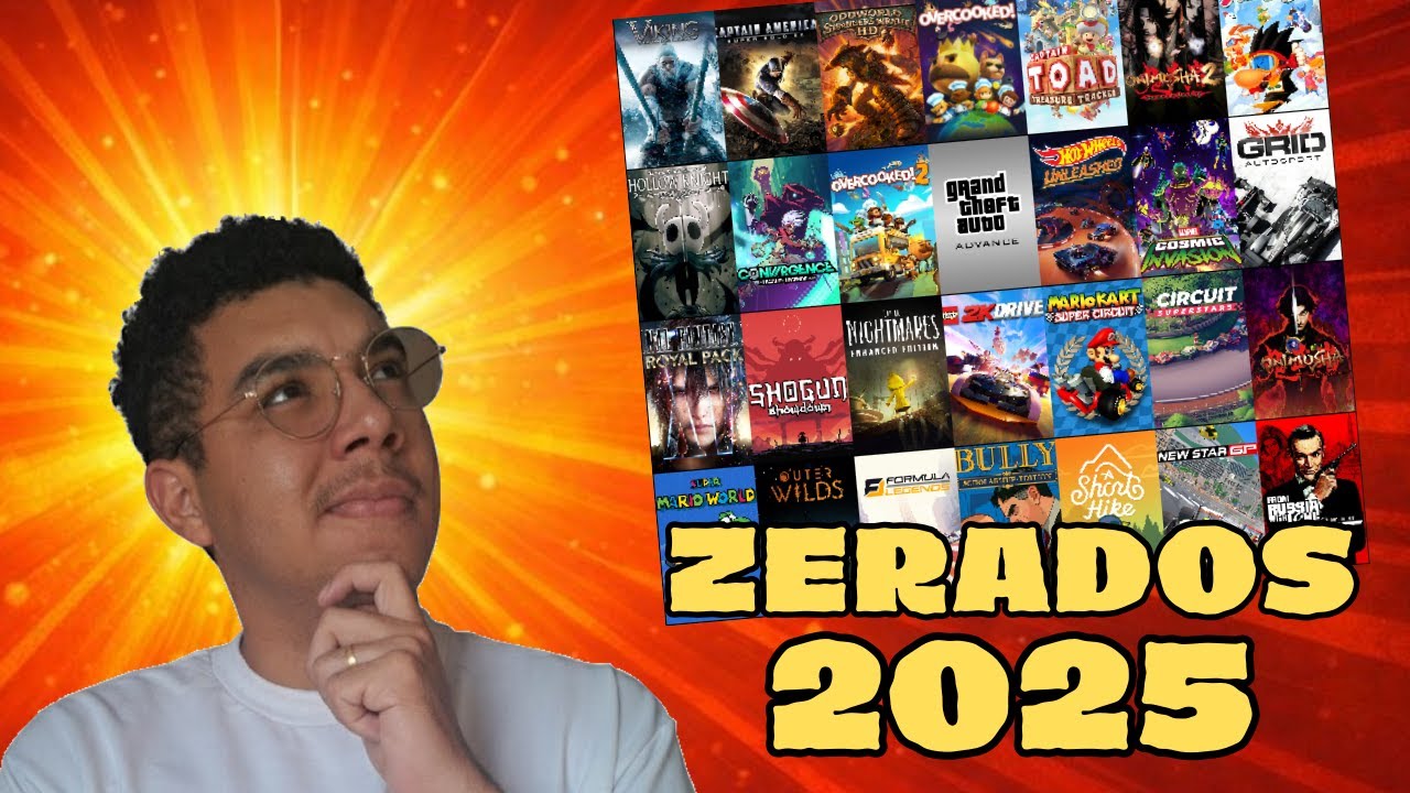 Todos os jogos que zerei em 2025 🎮🔥