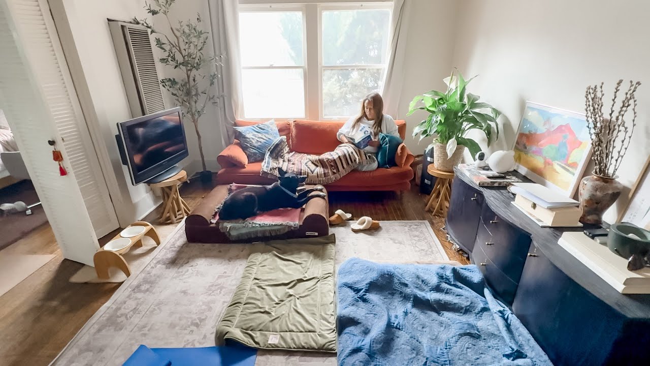 A Cozy & Productive Work-From-Home Day (Spring Edition)🌸🏡