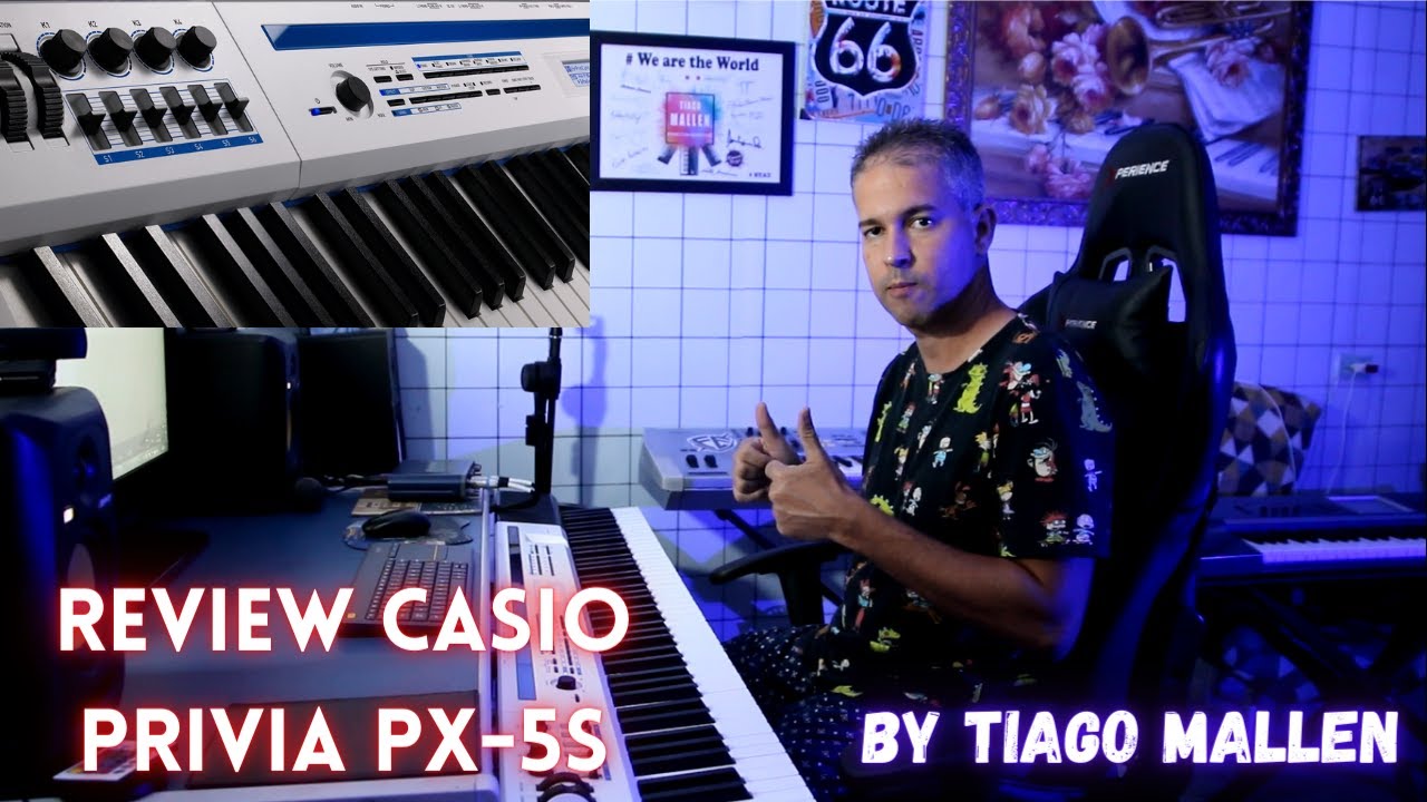 CASIO PRIVIA PX-5S (FACTORY SOUNDS) REVIEW by TIAGO MALLEN #casio #casioprivia