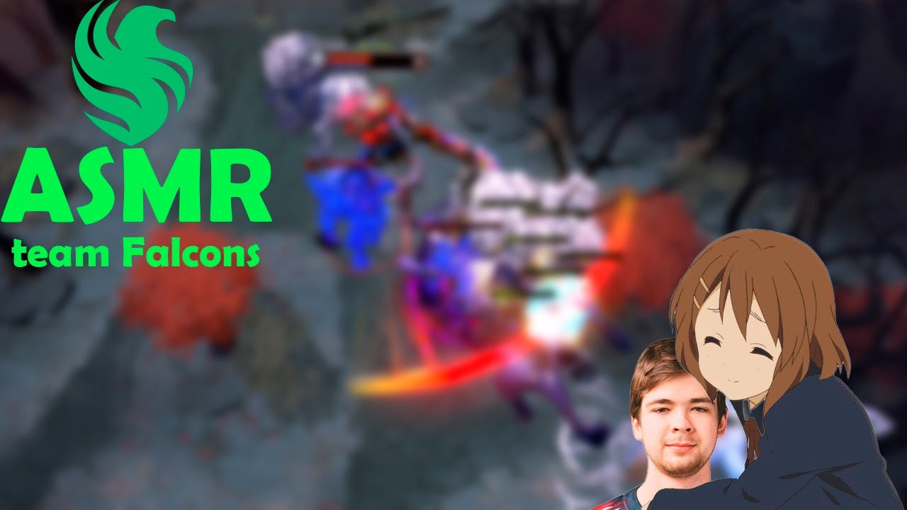 АСМР ДОТА СМОТРЮ HEROIC VS FALCONS