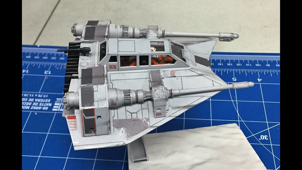 Building the Bandai 1/48  Star Wars Snowspeeder from The Empire Strikes Back