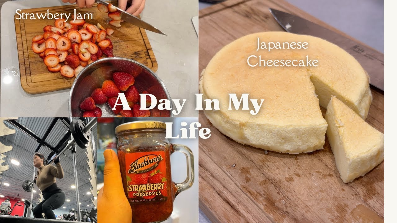 Tried Vlogging in ENGLISH | Tried MakingJapanese Cheesecake | Homemade Strawberry Jam | Nepali Vlog