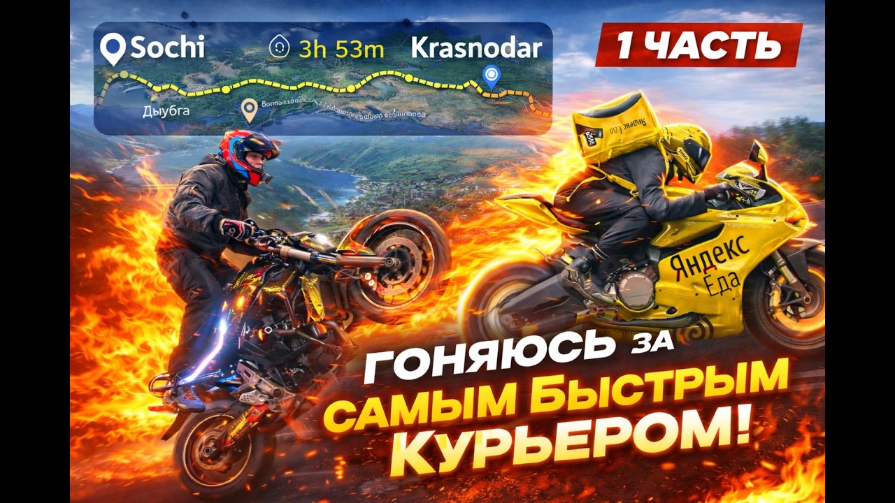 ЛЮТАЯ КАТКА НА ЗАДНЕМ + НОВЫЙ БАЙК! Едем к HELLHOUND в Краснодар