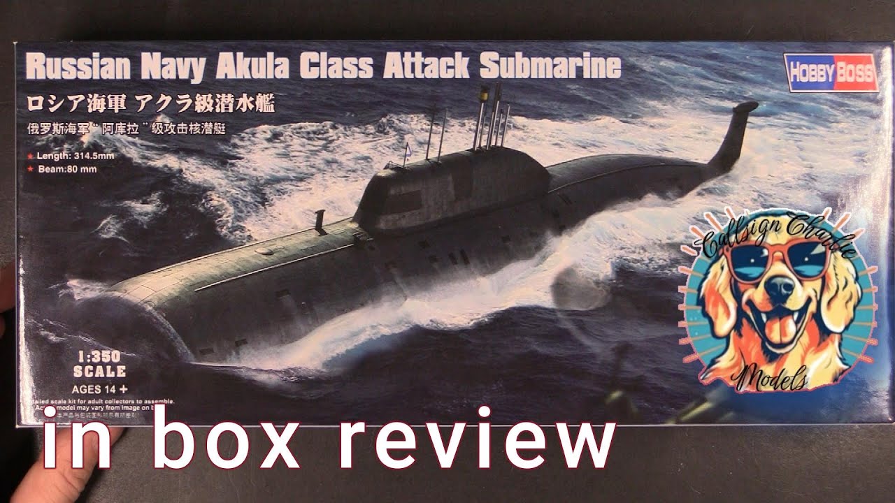 Hobby Boss 1/350 Akula Russian Attack Submarine