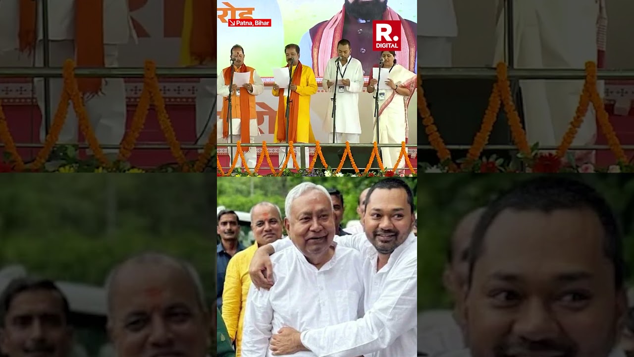 Nitish Kumar&rsquo;s Son Nishant Takes Oath As Minister In Bihar Cabinet