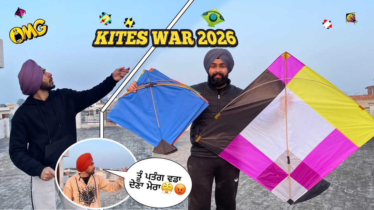 Kite War 2026 🪁🔥 | Ultimate Sky Battle😱 ~ Prabh Buttar🔥
