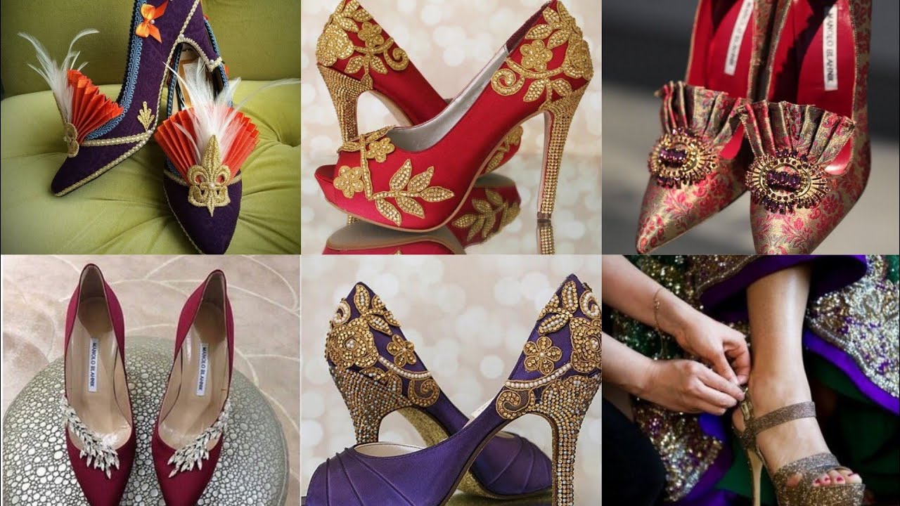 latest new bridal heels designs