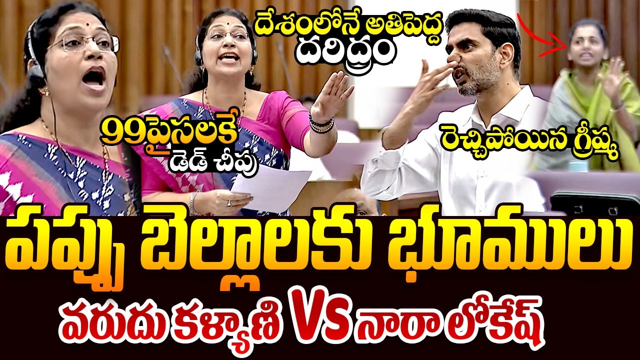 రఫ్ఫాడించిన వరుదు కళ్యాణి  || Varudu Kalyani Vs Nara Lokesh || Ap Legal Council || TR