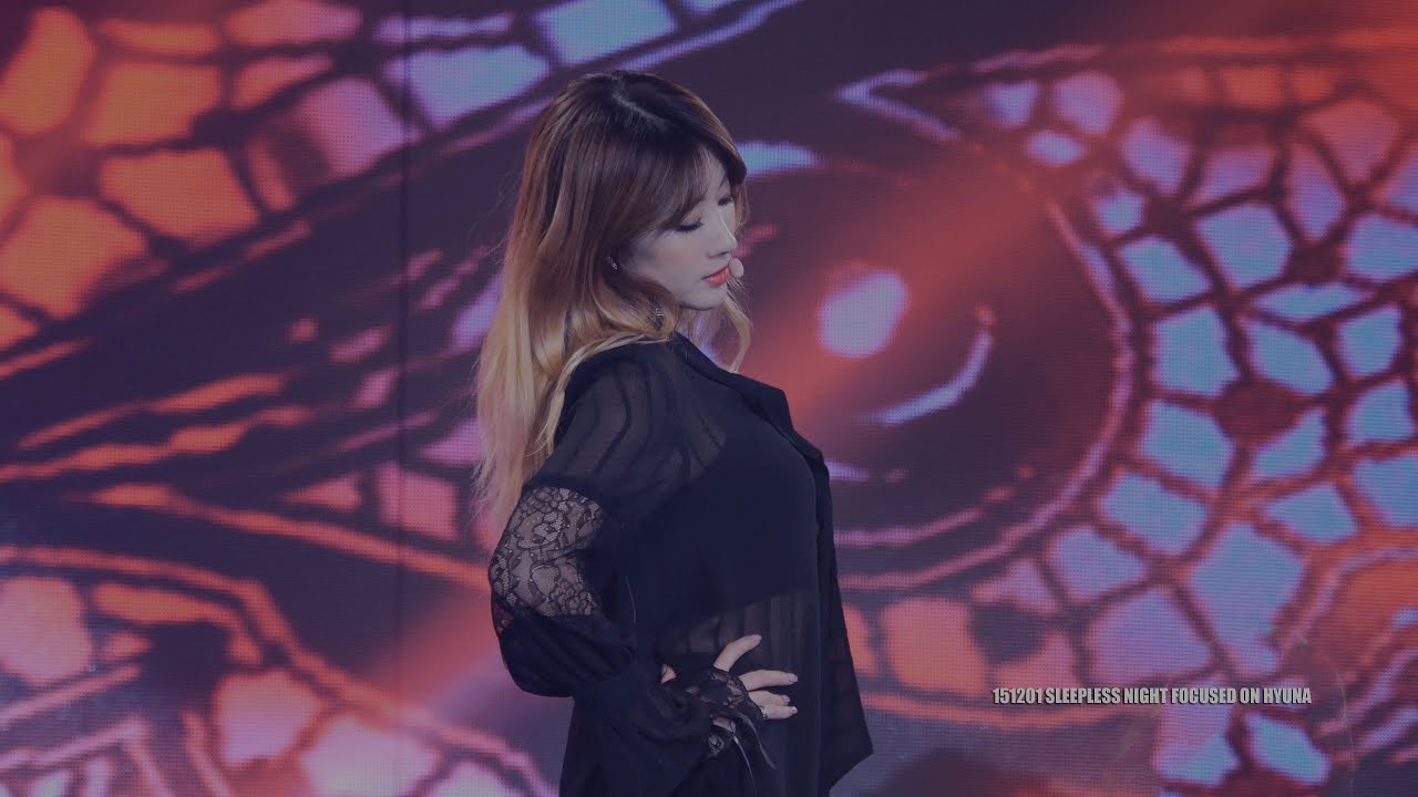 151201 K리그 대상 나인뮤지스 잠은 안오고 배는 고프고 현아 직캠