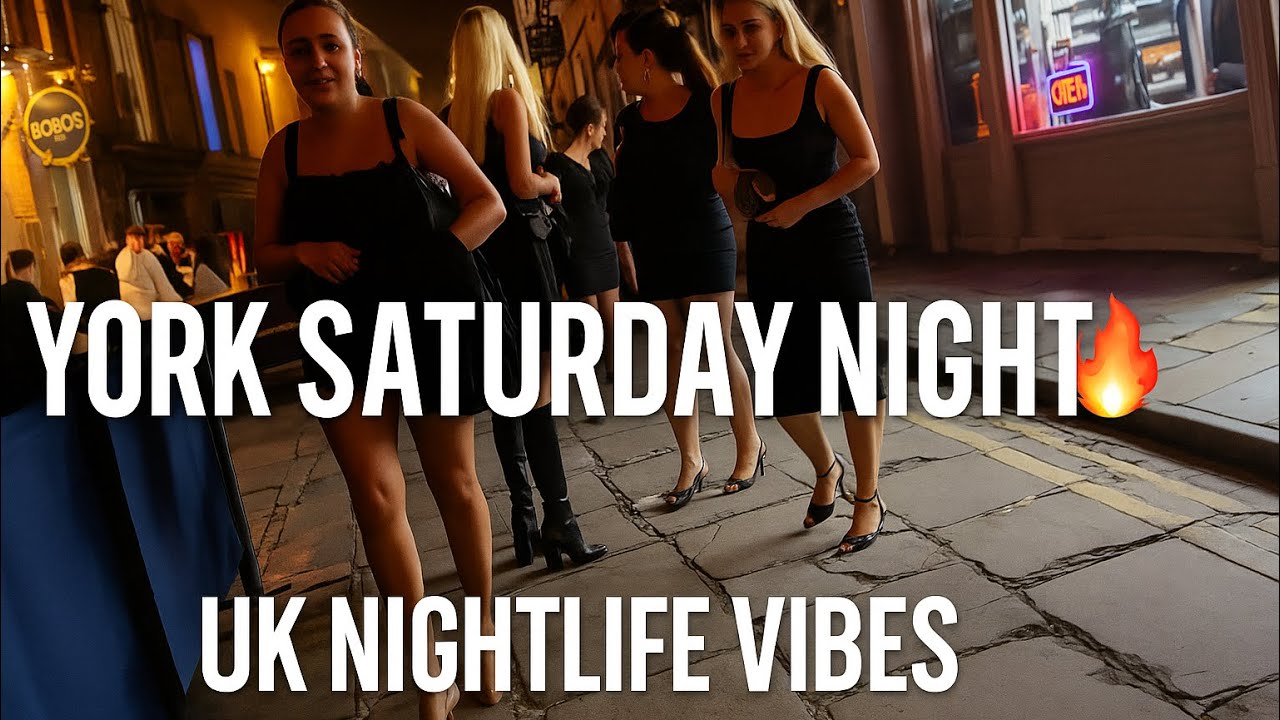Saturday Night in York | UK Nightlife & City Vibes🇬🇧