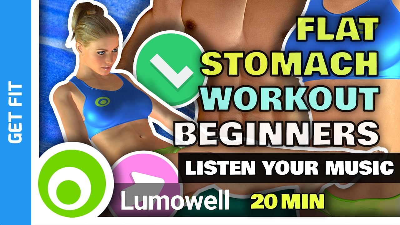Flat Stomach Workout For Beginners At Home - 20 Minutes