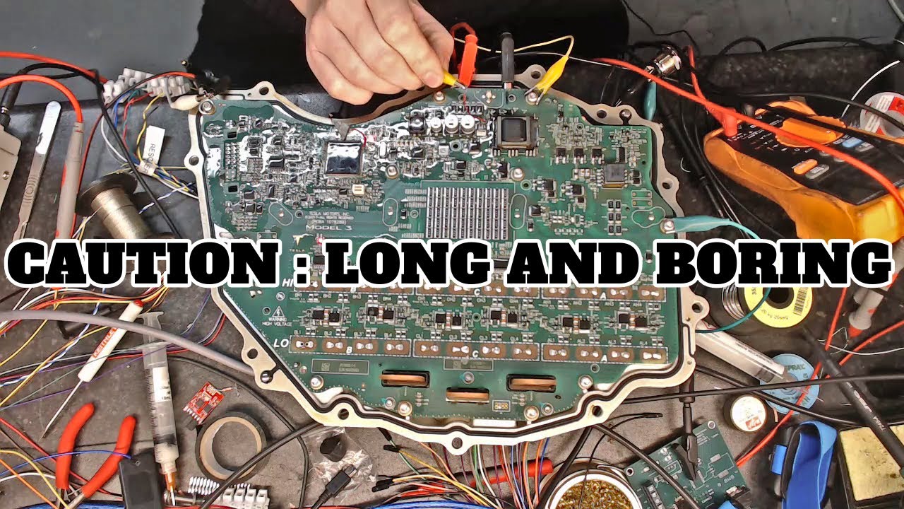 Tesla Model 3 Drive Unit Inverter Reverse Engineering Marathon