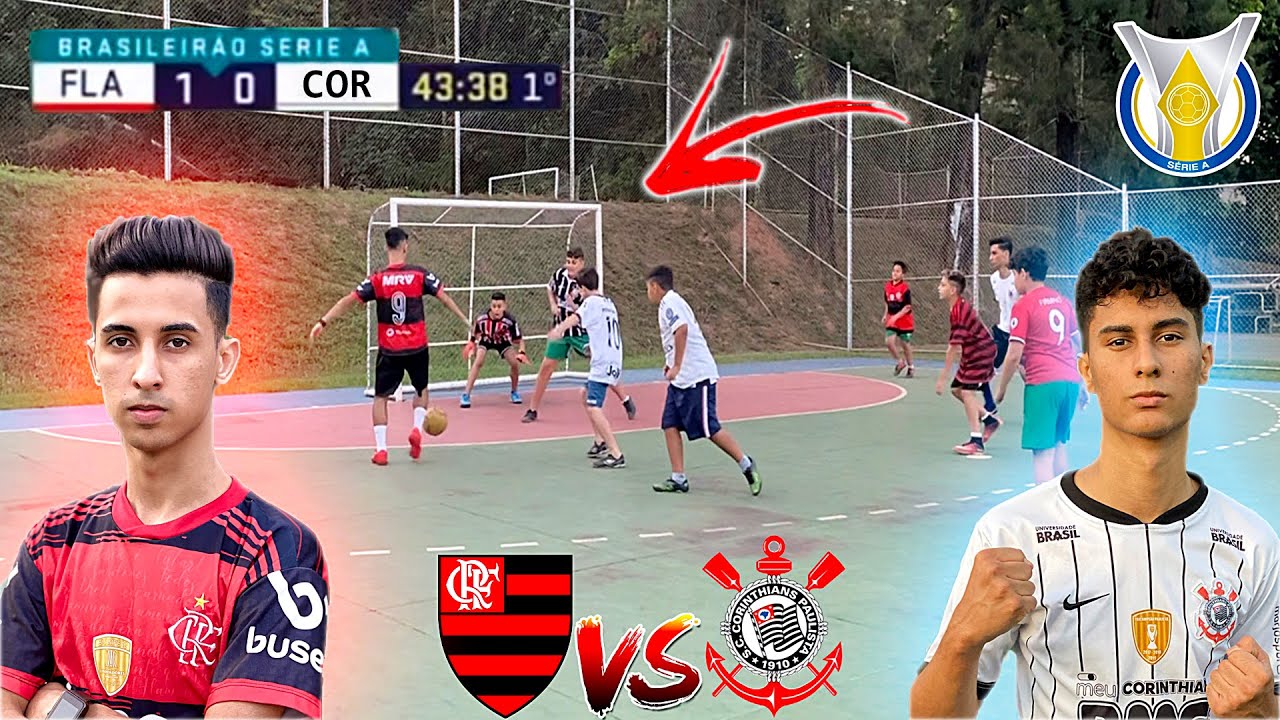 GRANDE FINAL FLAMENGO vs CORINTHIANS CAMPEONATO BRASILEIRO DESAFIOS DE FUTEBOL ‹ Rikinho ›