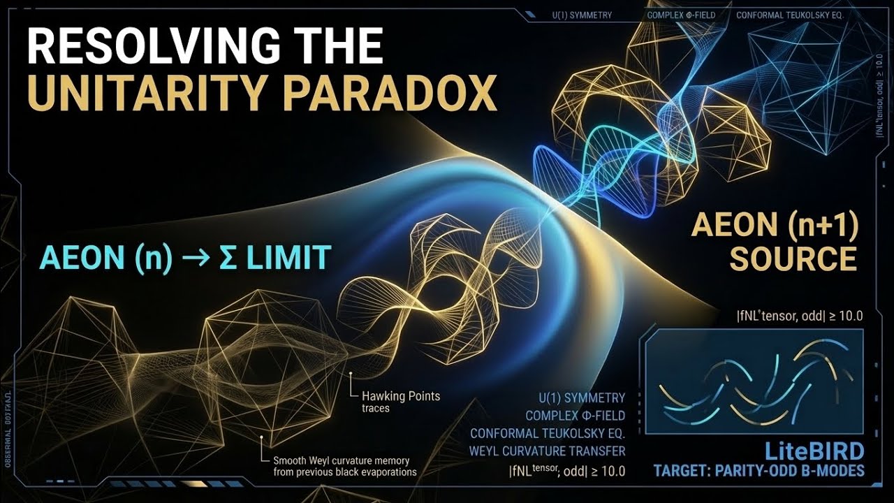 Resolving CCC Unitarity: Complex ULAP Dynamics and Parity-Odd CMB Signatures