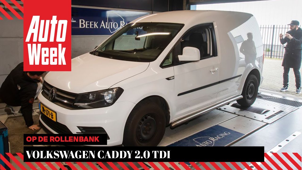 Volkswagen Caddy 2.0 TDI - Op de Rollenbank