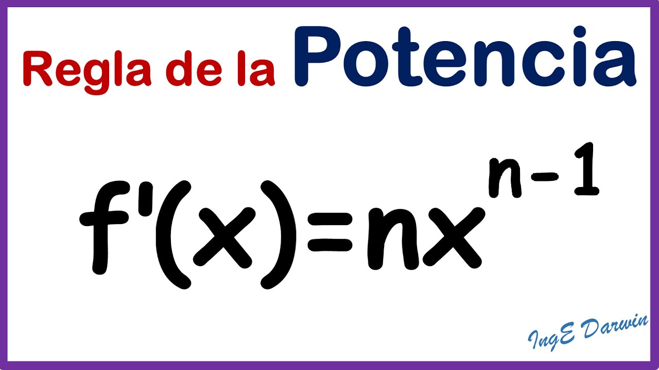 Regla de la potencia, guía definitiva para derivar | Clase 1
