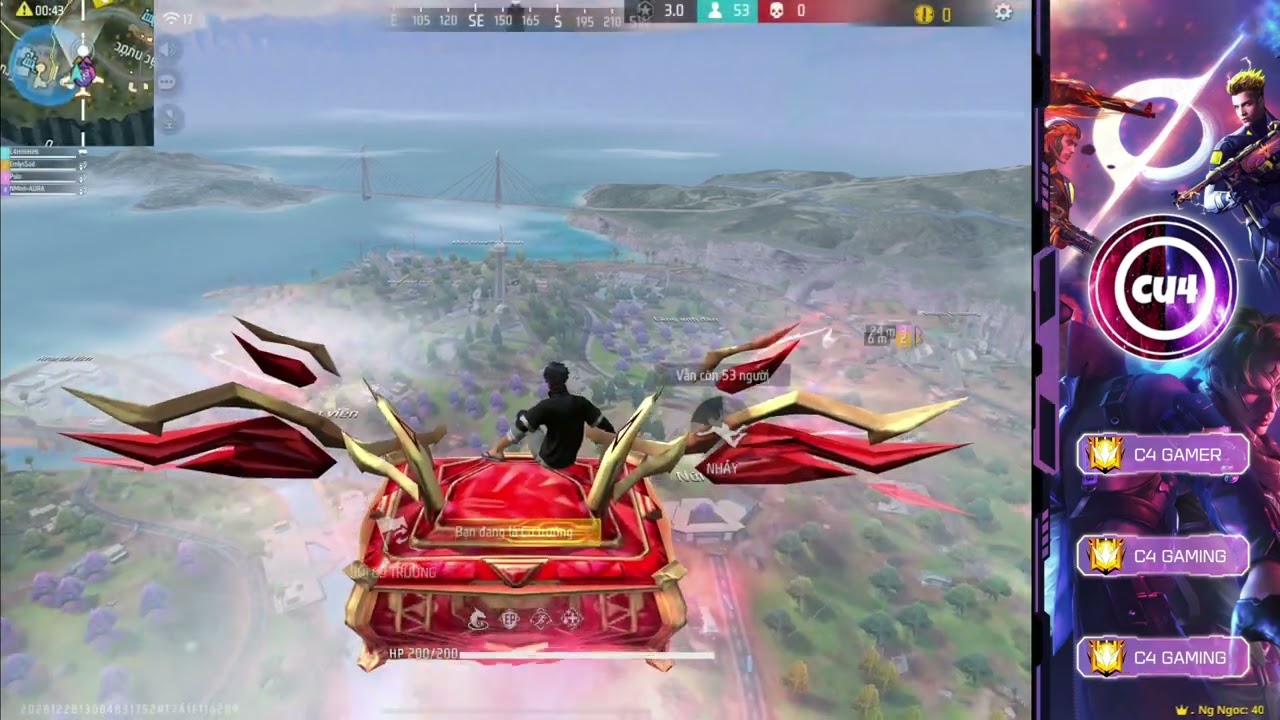 [Free Fire] C4 Gaming live 01-03. Truy T&igrave;m Kho B&aacute;u C&ugrave;ng C4 #giftcodegarena #c4 #freefire