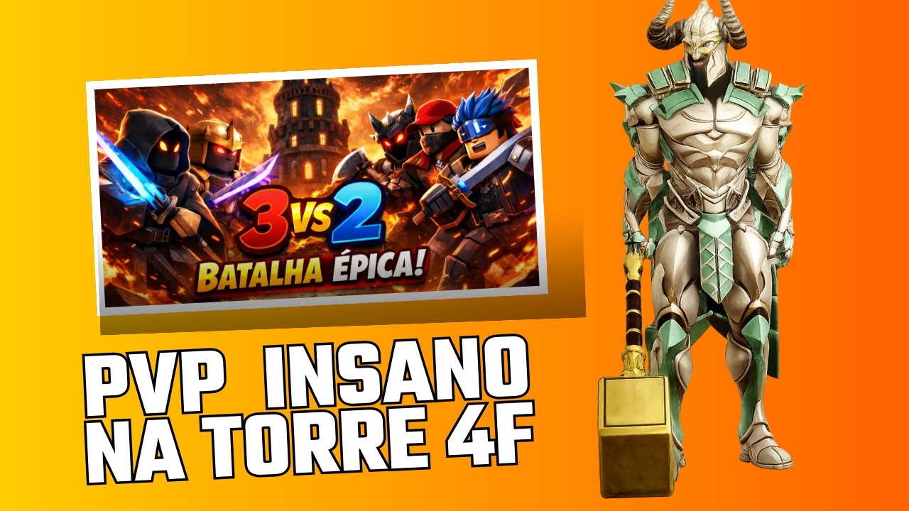 PvP INSANO NA TORRE 4F!