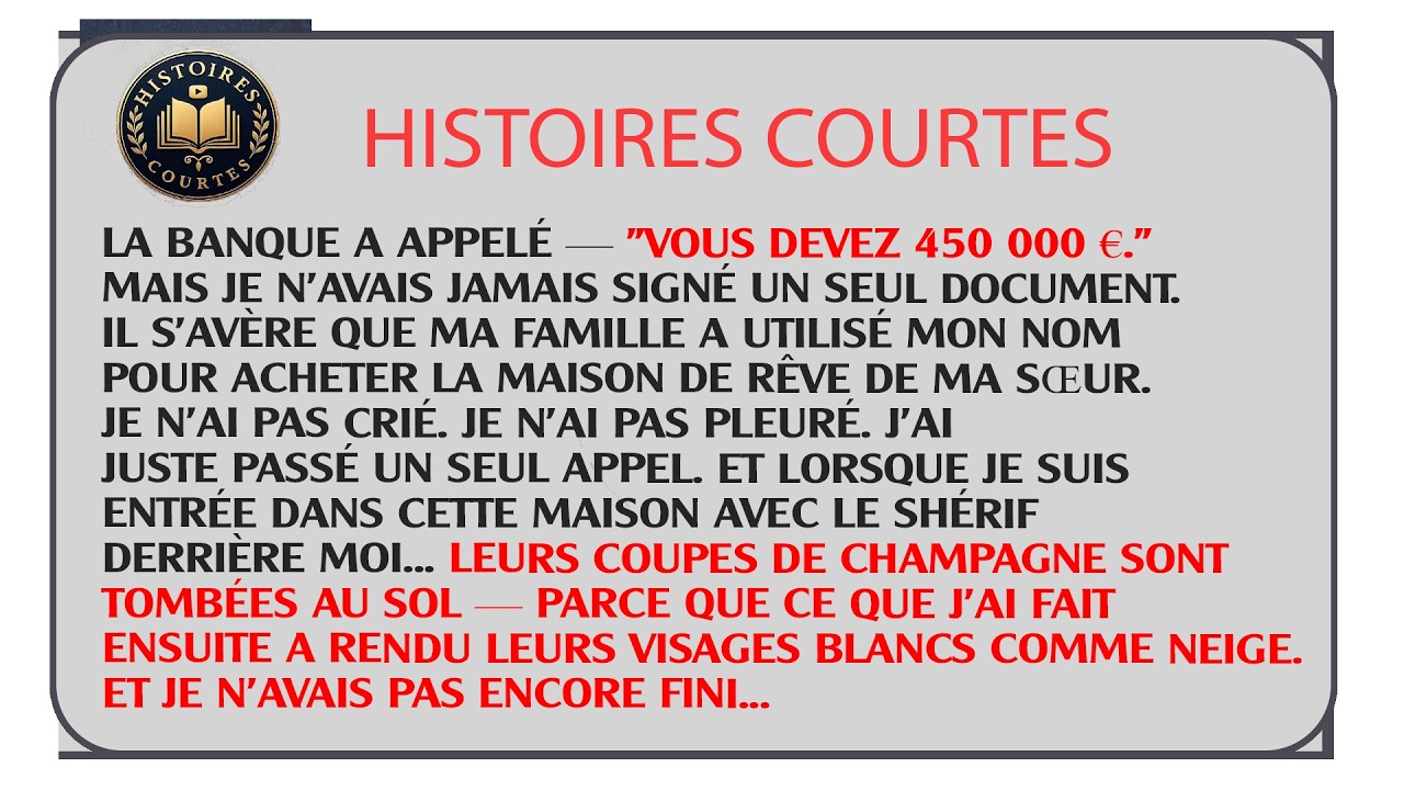 Ma famille a volé mon nom pour 450 000 euros de dettes : j'ai dû les dénoncer pour sauver mon avenir
