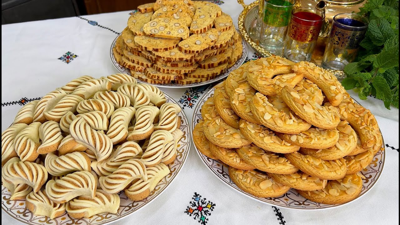 حلويات العيد بكيلو كاوكاو وجدت 3كيلو حلوة العيد😲بثلاث أشكال محبوبة الجماهير💯فقاص/المفلحة/حلوة الهلال