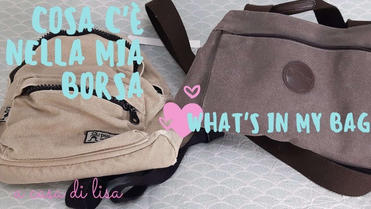 Cosa c'è nella mia borsa / What's in my bag