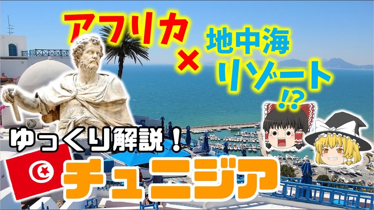 【チュニジア 徹底解説！！】かつてローマを追い詰めた英雄の国！！　#ゆっくり解説 #チュニジア