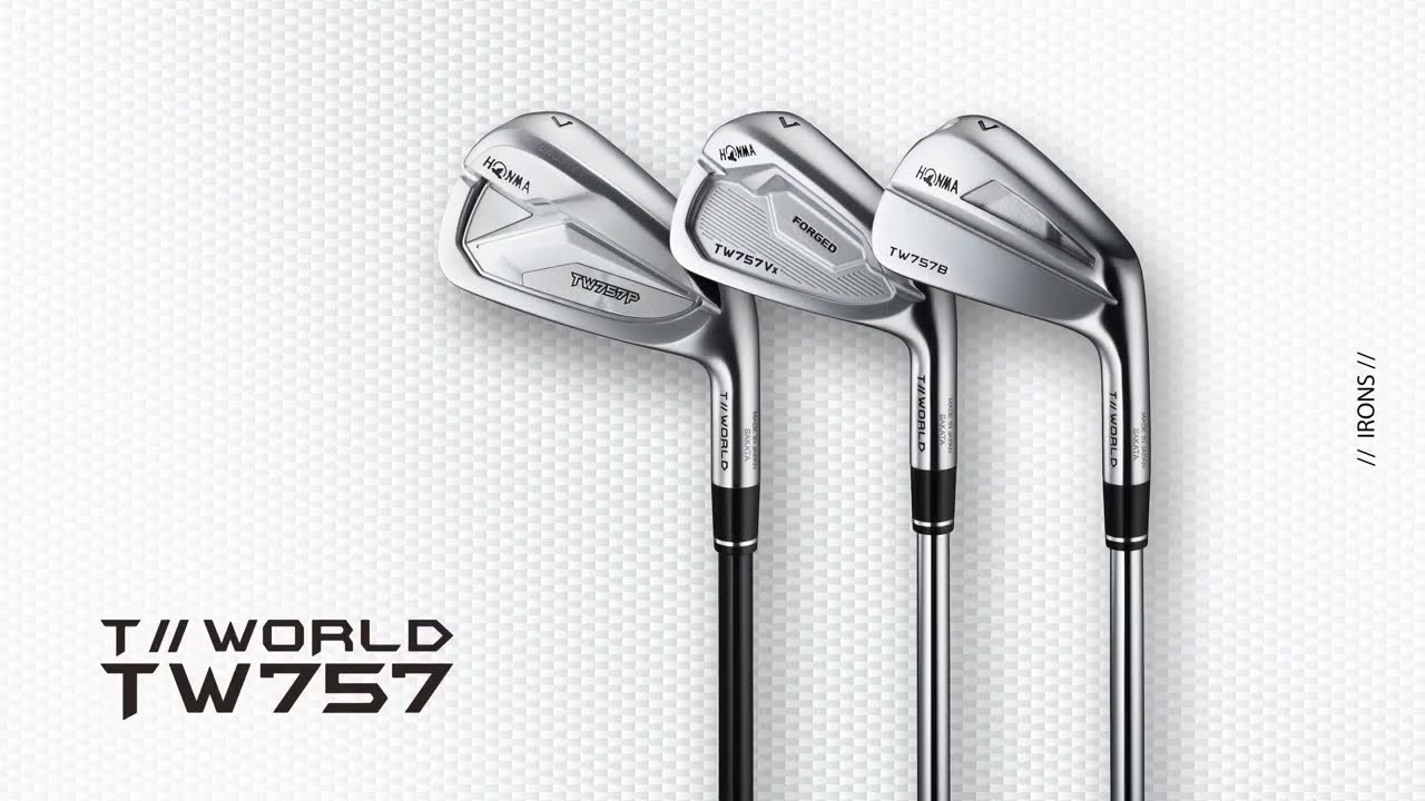 Gậy sắt Honma Golf Tour World 757 tr&igrave;nh l&agrave;ng mới nhất 2022