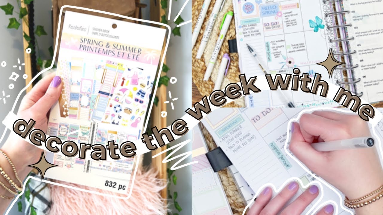 Decorate & Plan with Me | Prepping for the Start of a New Week