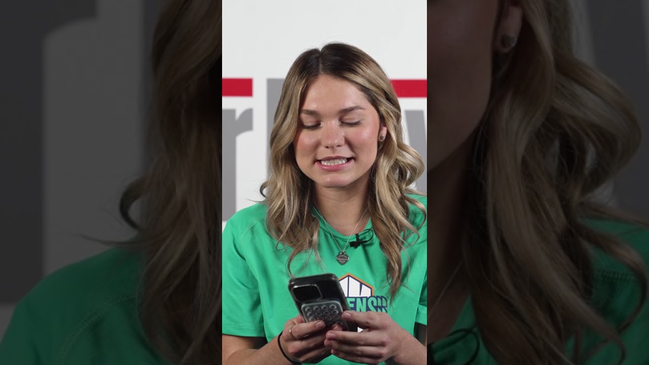 PWHL players react to BarDown using 10,000 pucks in a hockey warmup.😂 #pwhl