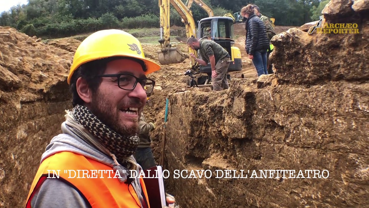 Anfiteatro di Volterra, In "diretta" dallo scavo