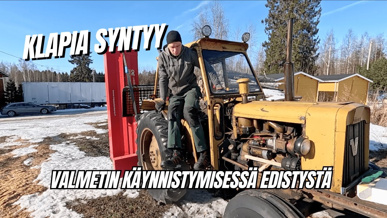 Polttopuiden teko alkaa – Otetaan myös Hakkilift puunnostin käyttöön
