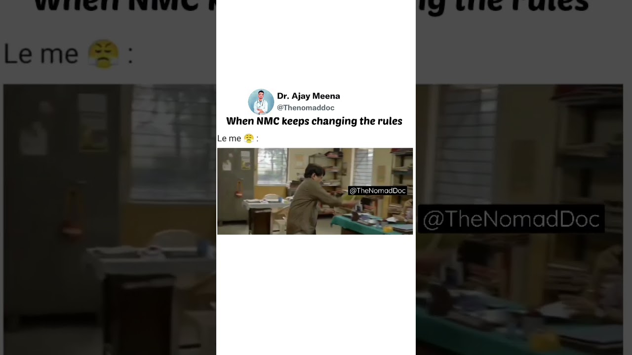NMC 😤 FRUSTRATED #doctor #shorts #viral #mbbs #fmge #nmc #neetpg2023