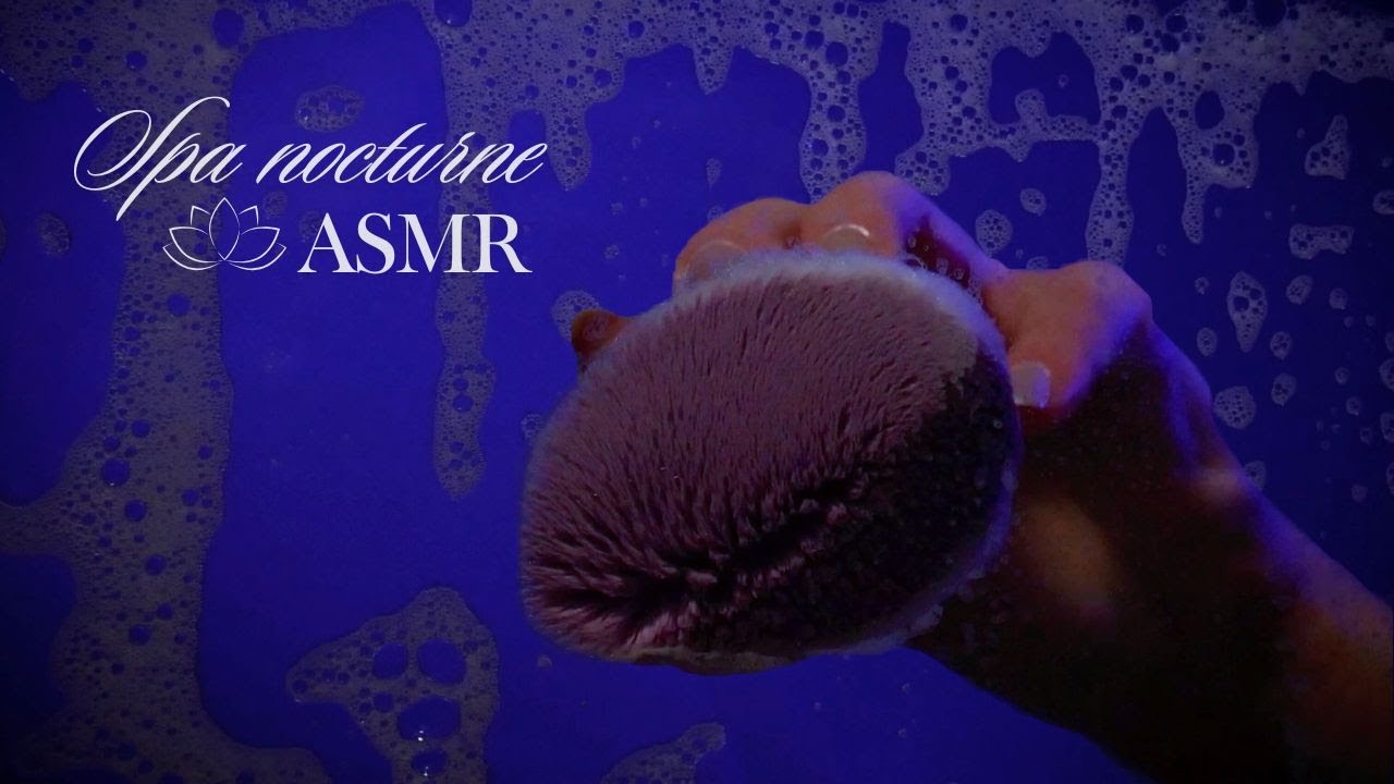 ASMR | Spa de minuit 🌌 Soin du visage en faible lumière pour bien dormir