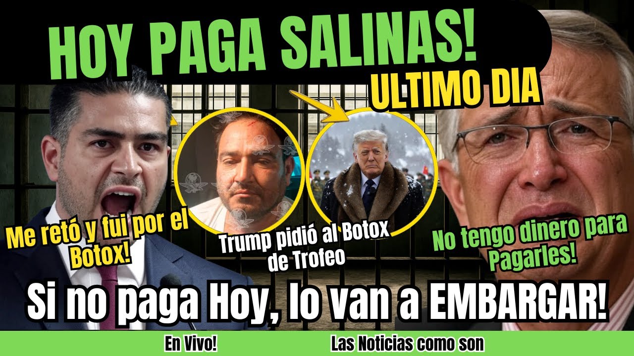 Hoy VENCE el plazo a Salinas para PAGAR!