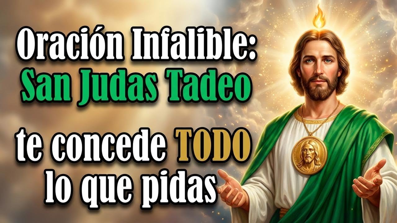 Oración Infalible: San Judas Tadeo te concede TODO lo que pidas.