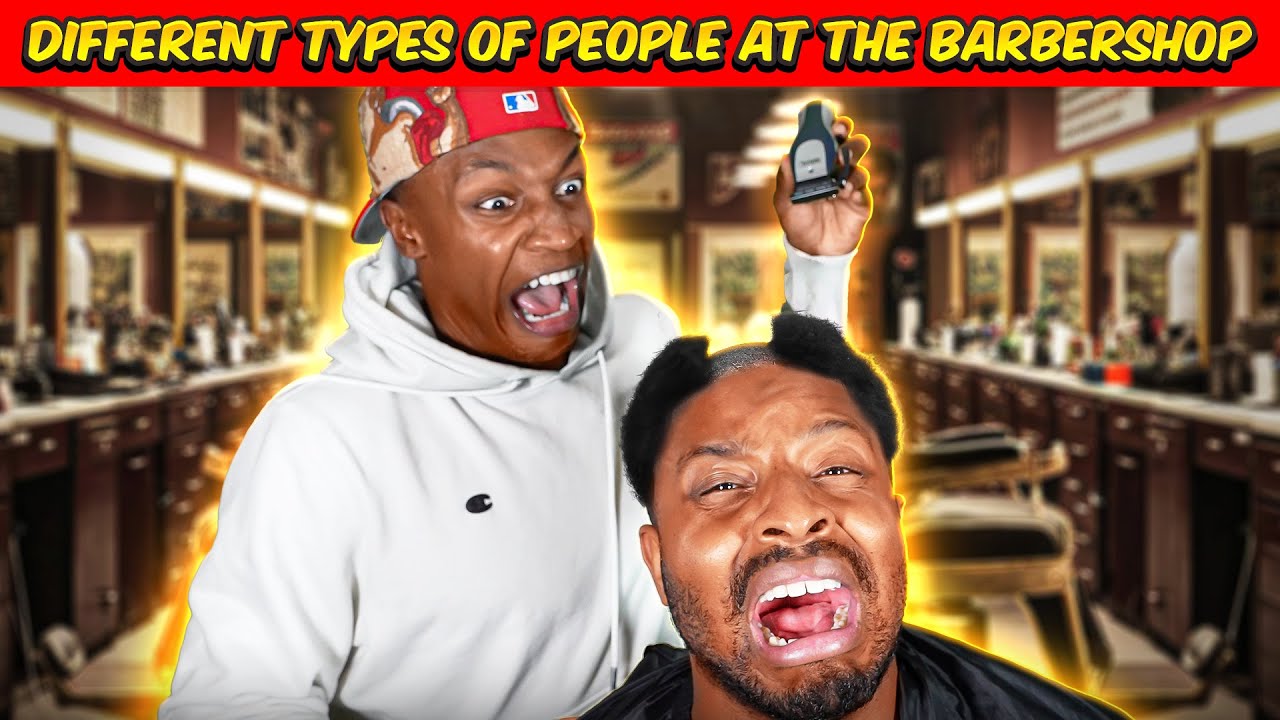 Different types of people at the Barbershop