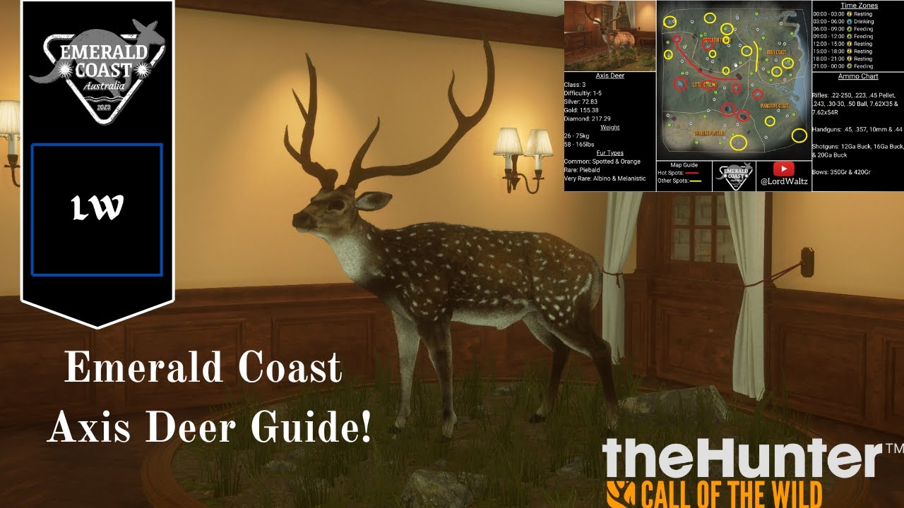 [2025/26]  Axis Deer Guide Emerald Coast  - Thehunter Call of the Wild