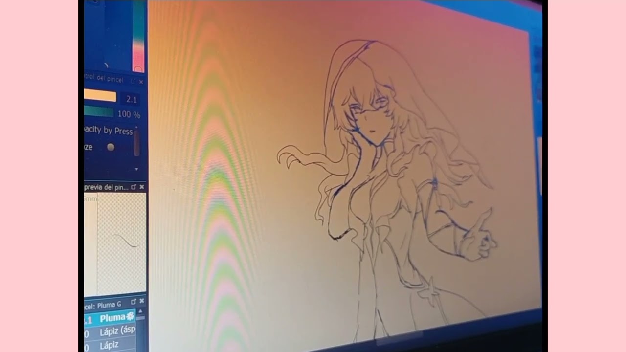 El proyecto d mi hijo a futuro.. Dibujos digitales #video #youtube#animes 