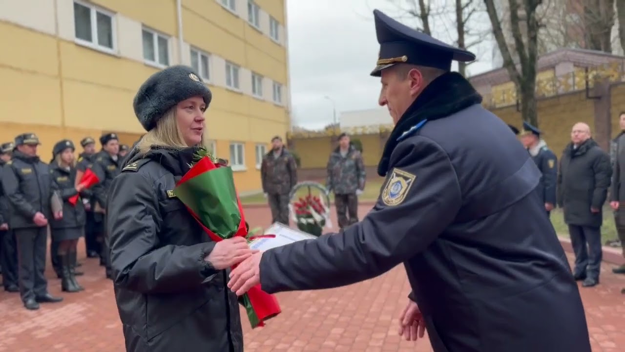 В УВД Миноблисполкома прошло торжественное собрание, приуроченное ко Дню белорусской милиции