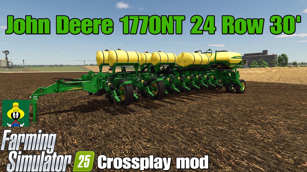 Модификация для кроссплатформенной игры John Deere 1770NT 24-рядный 30-дюймовый седельный тягач /...