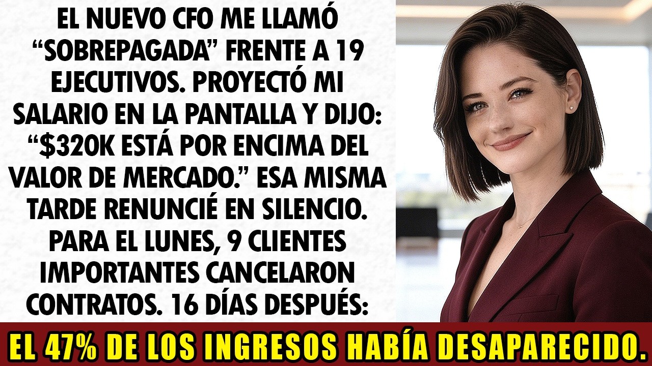 El nuevo jefe me llamó “SOBREPAGADA” delante de todos—Dos semanas después, su empresa colapsó.