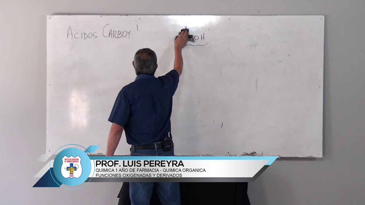 PROF  LUIS PEREYRA   QUIMICA 1 AÑO DE FARMACIA   QUIMICA ORGANICA FUNCIONES OXIGENADAS Y DERIVADOS