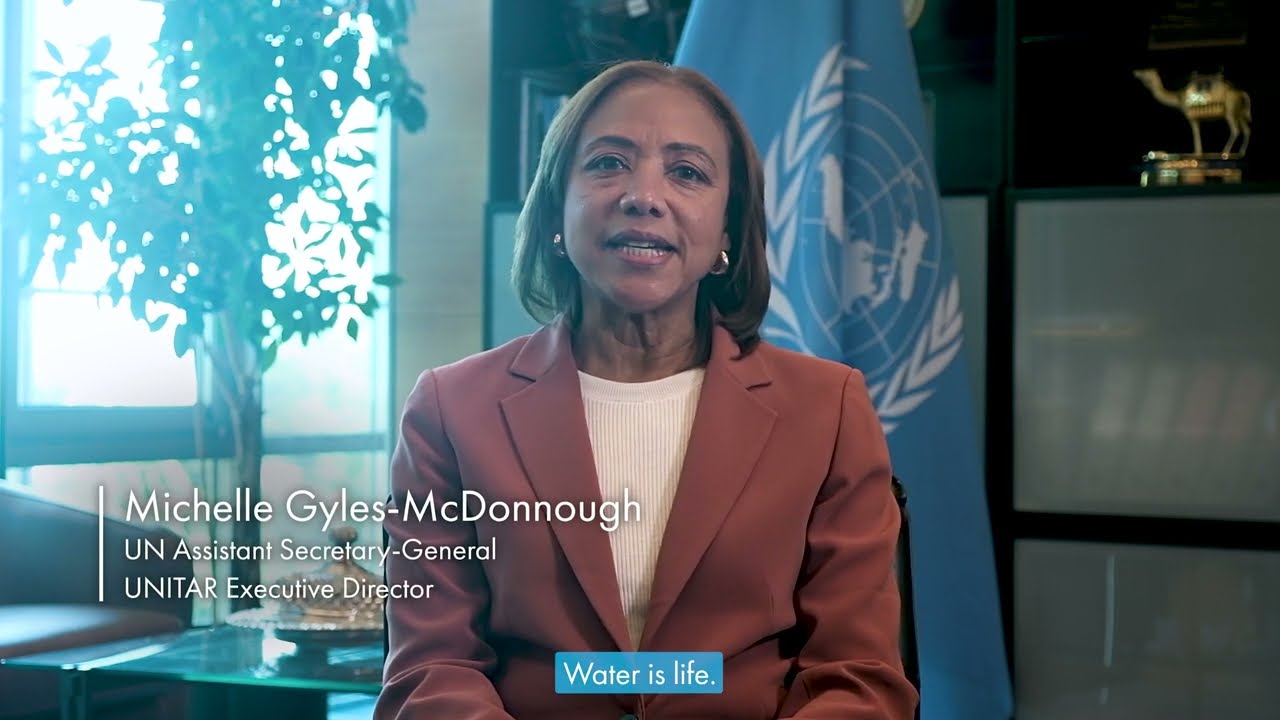 Executive Director of UNITAR, Ms. Michelle Gyles-McDonnough, for the Global Water Academy
