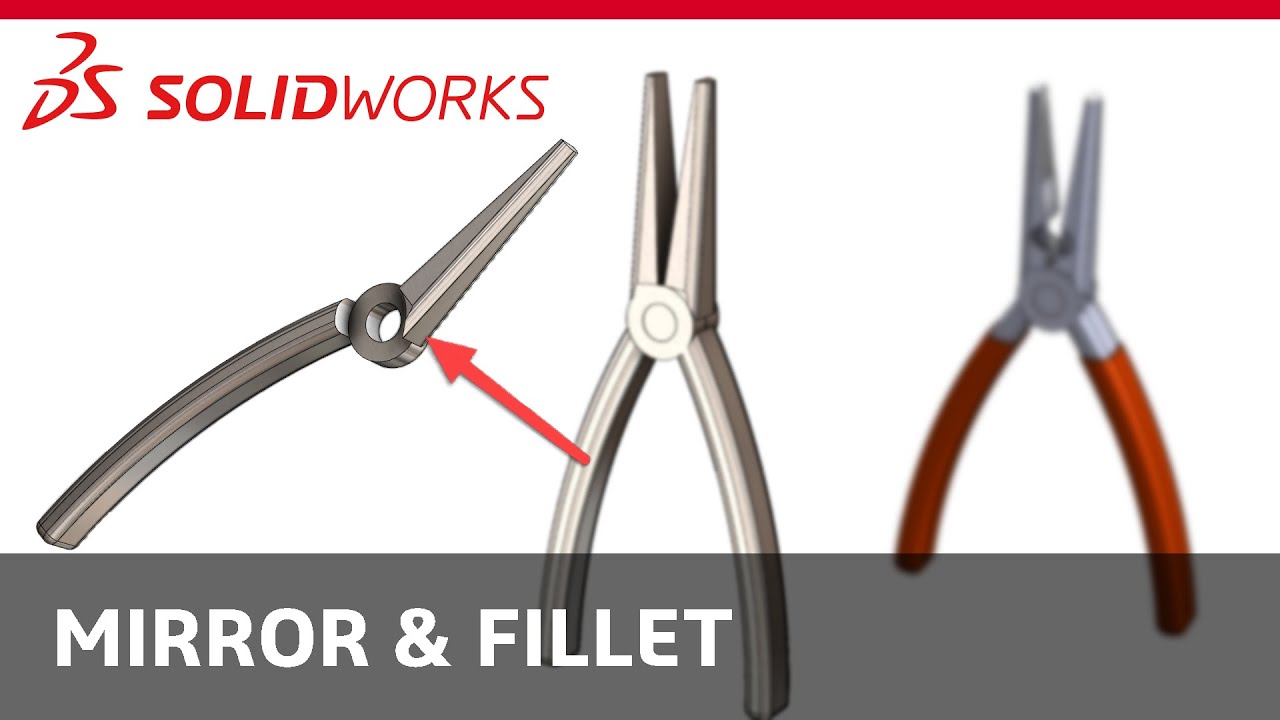 Beginners Guide to SOLIDWORKS: Mirror & Fillet Commands