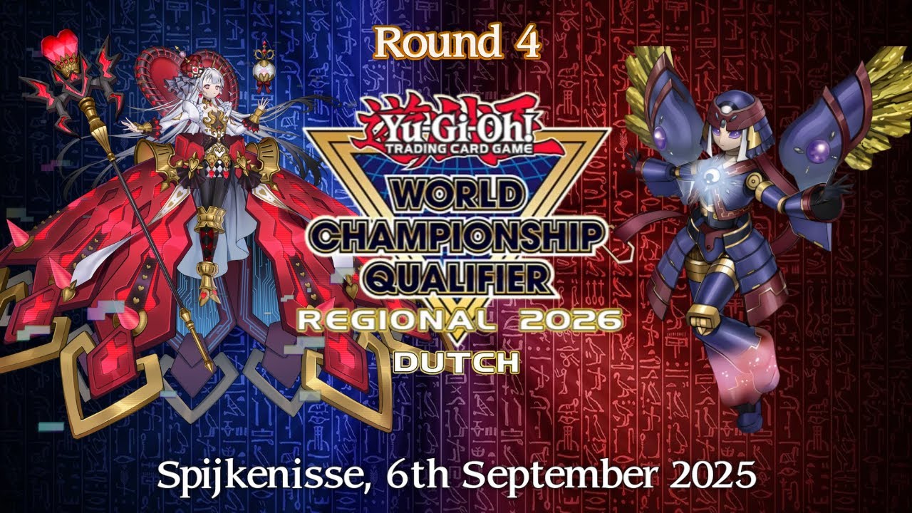 WCQ REGIONAL DUTCH │ Maliss VS Gem-Knight │ Round 4 Yu-Gi-Oh! September 2025