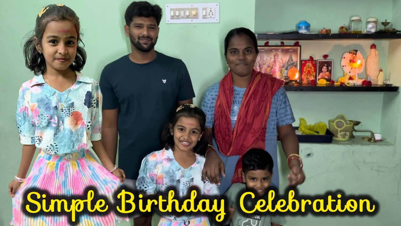 🎂 என் மகள் birthday celebration 💐 | #birthday #vlog #family @ammuarasan