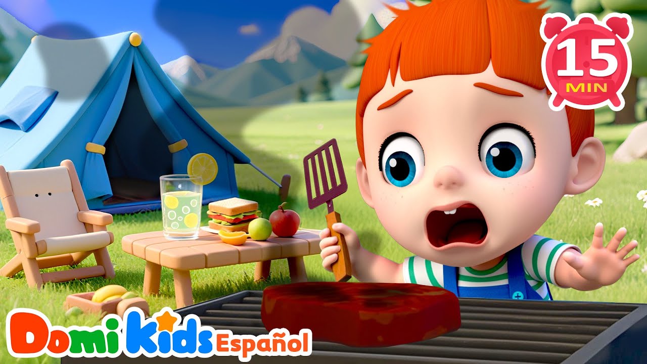 ⛺¡Qué Diversión Acampar!🐞Una Canción para Explorar la Naturaleza | Canciones Infantiles | Domi Kids