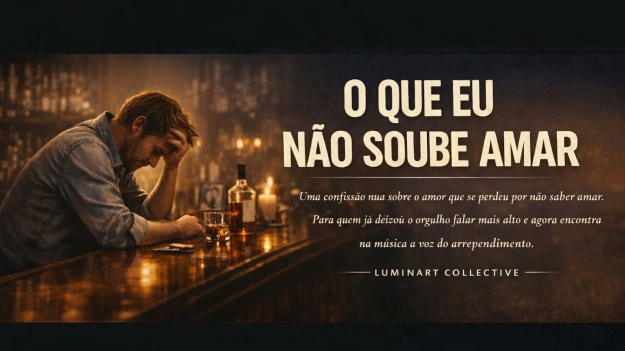 O QUE EU NÃO SOUBE AMAR | Balada Romântica MPB | Quando o orgulho fala mais alto que o amor