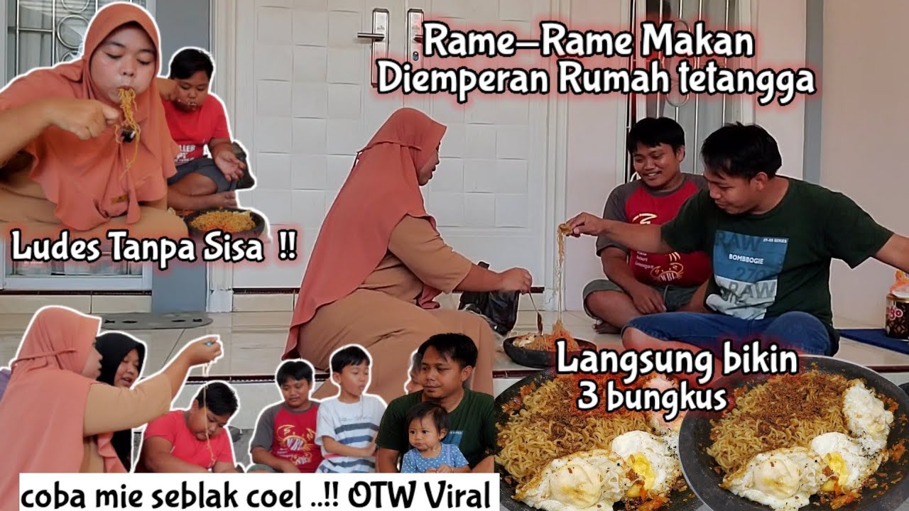 Mie seblak coet viral ⁉️ makan dirumah tetangga