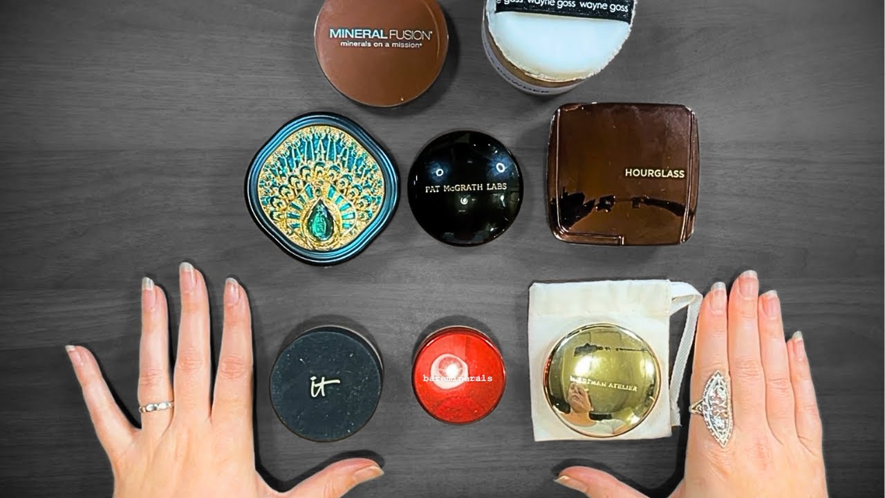 My Powder Collection ~ for Oily, Dehydrated Skin ~ Westman Atelier, Pat McGrath, Florasis, Hourglass
